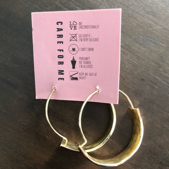 8 Other Reasons GG Gold Hoop Earrings - Picture 3 of 4